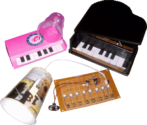Construction of Electronic Piano with IC 555